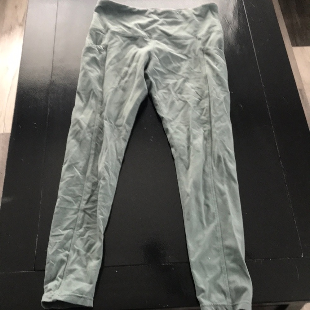 Women's Sage Green High-Rise Leggings